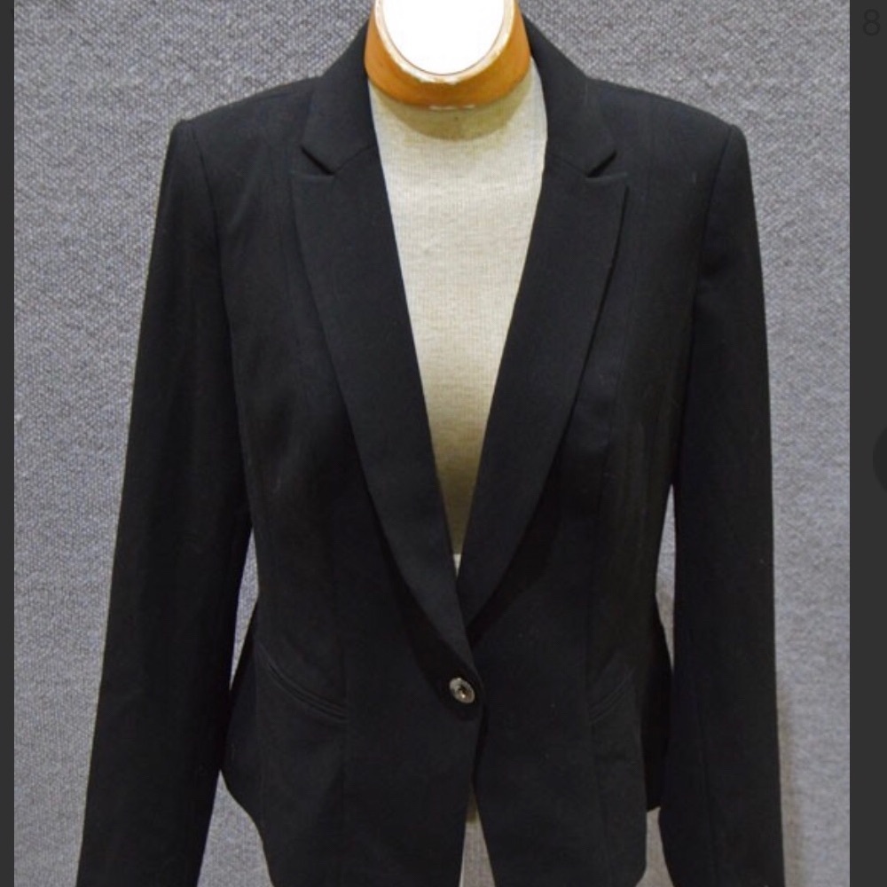 White House Black Market Black Blazer
